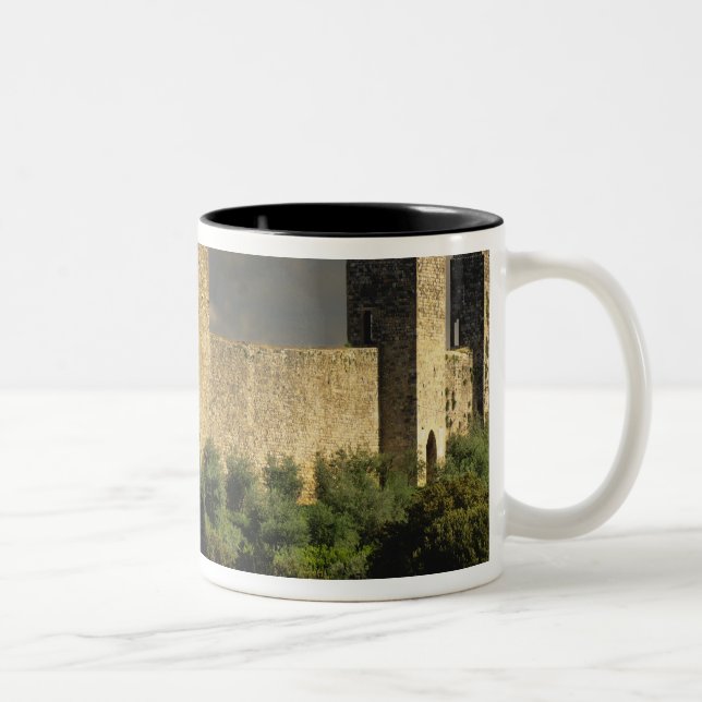 Caneca De Café Em Dois Tons Cidade murada de Monteriggioni, província de (Direita)