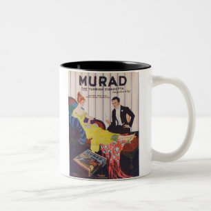 Caneca De Café Em Dois Tons Cigarros Turcos Murad 2