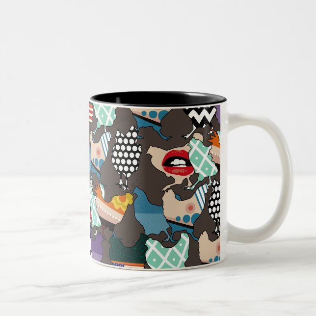 Caneca De Café Em Dois Tons Cincinnati Chickens (Direita)