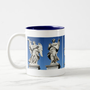Caneca De Café Em Dois Tons cinco anjos