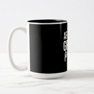 Caneca De Café Em Dois Tons Cinza Africana Papagaio