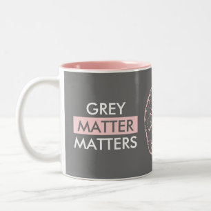 Caneca De Café Em Dois Tons Cinza Matéria