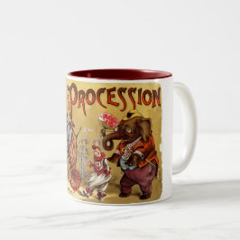Caneca De Café Em Dois Tons Circo