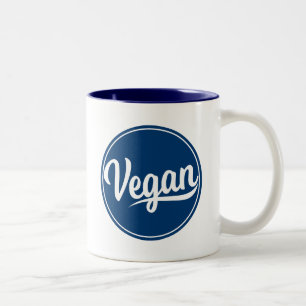 Caneca De Café Em Dois Tons Círculo Vegan