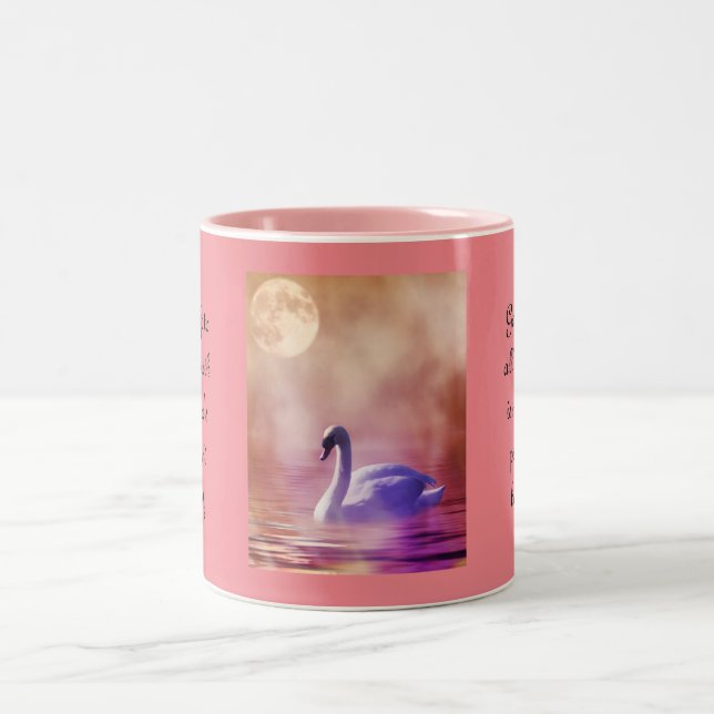 Caneca De Café Em Dois Tons Cisne nobre (Centro)