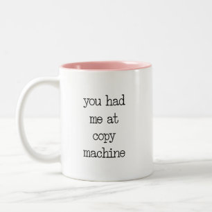Caneca De Café Em Dois Tons Citação Divertida Escritório Dizendo Você Me Conqu