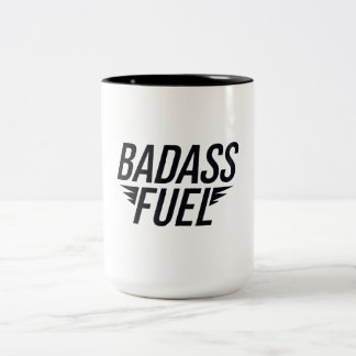 Caneca De Café Em Dois Tons Citação Engraçada da Trendy Fuel