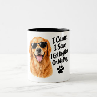 Caneca De Café Em Dois Tons Citação engraçada para amante de cães Retriever Do