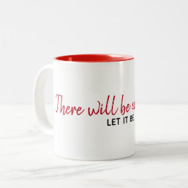 Caneca De Café Em Dois Tons Citação Inspirativa em Branco
