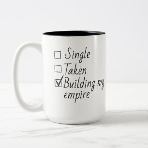 Caneca De Café Em Dois Tons Citação Motivacional de Lista de Verificação de So
