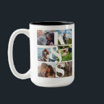 Caneca De Café Em Dois Tons Citação Personalizada de Ofertas de Colagem de Fot<br><div class="desc">Citação Personalizada de Ofertas de Colagem de Fotos do casal</div>