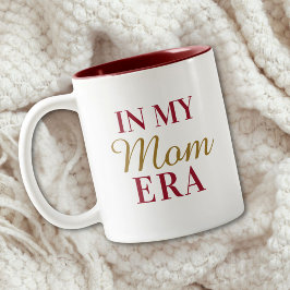 Caneca De Café Em Dois Tons Citação Personalizada Na Minha Era De Mãe Dia Das 