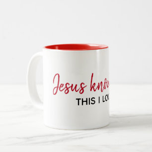 Caneca De Café Em Dois Tons Citação Religiosa Inspiradora Na Lama Branca