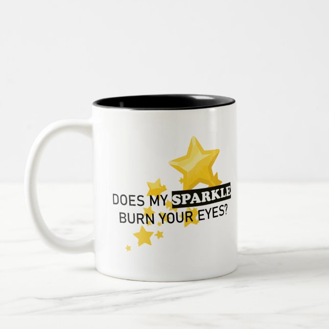 Caneca De Café Em Dois Tons Citações (Esquerda)