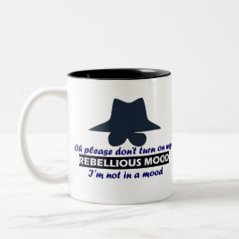 Caneca De Café Em Dois Tons Citações