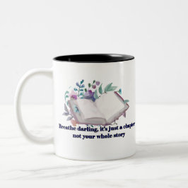 Caneca De Café Em Dois Tons Citações