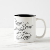 Citações da caneca, do Romeo e do Juliet de