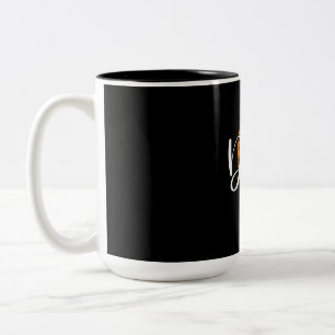 Caneca De Café Em Dois Tons Citações de Avô   Pai de Beisebol