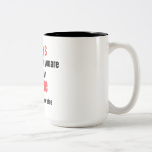 Caneca De Café Em Dois Tons citações engraçadas