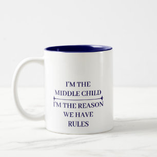 CANECA DE CAFÉ EM DOIS TONS CITAÇÕES LEGAIS DE CRIANÇA DO MEIO ENGRAÇADA NOME