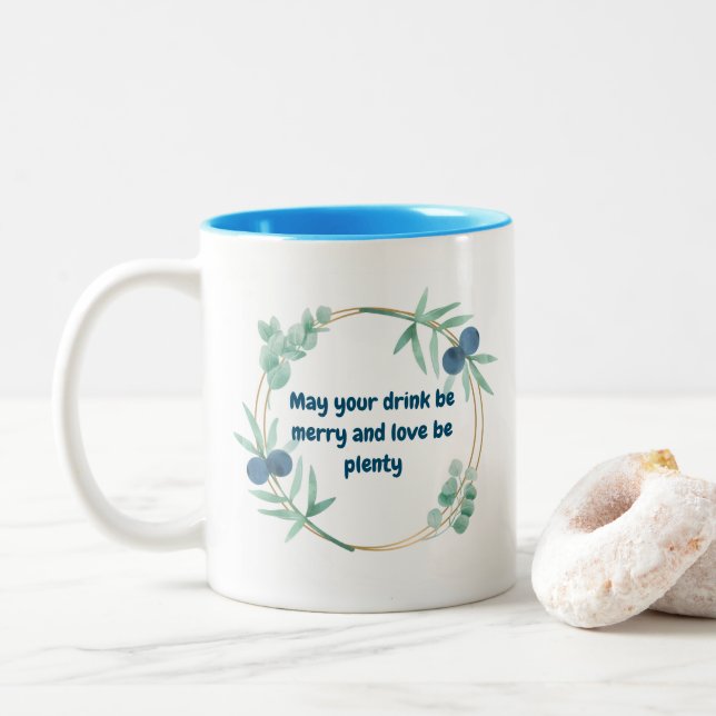 CANECA DE CAFÉ EM DOIS TONS CITAR MUGS (Com Donut)