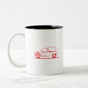 Caneca De Café Em Dois Tons Citroen Mehari