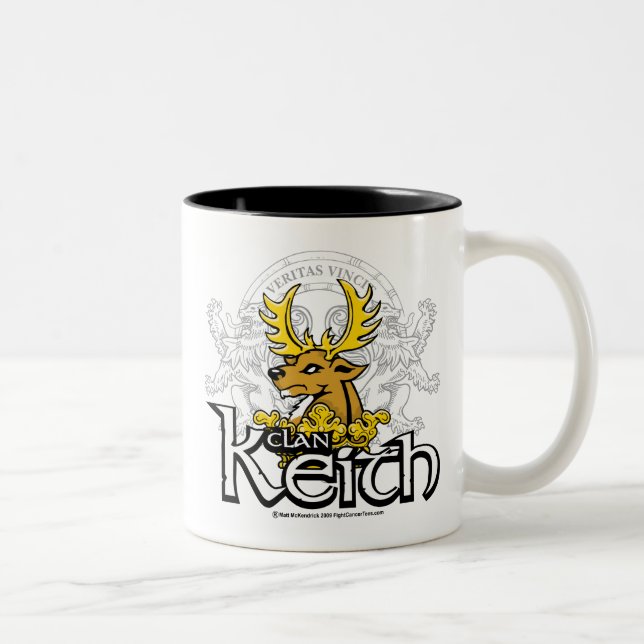 Caneca De Café Em Dois Tons Clã Keith (Direita)