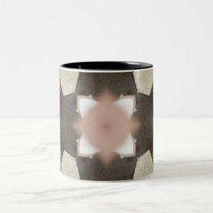 Caneca De Café Em Dois Tons Clam Shell Pink Brown Hot Cacau Bebida Quente