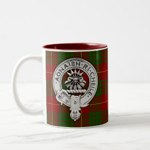 Caneca De Café Em Dois Tons Clan Cameron Crest & Tartan