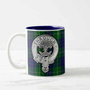 Caneca De Café Em Dois Tons Clan Hamilton Crest & Hunting Tartan