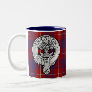 Caneca De Café Em Dois Tons Clan Hamilton Crest & Tartan