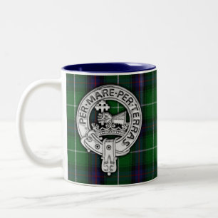Caneca De Café Em Dois Tons Clan MacDonald do Isles Crest & Tartan
