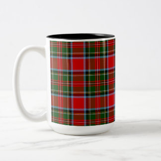 Caneca De Café Em Dois Tons Clan Stewart Tartan Coffee Mug