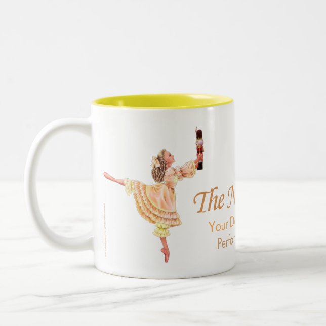 Caneca De Café Em Dois Tons Clara e o Cachorro Noz (Esquerda)