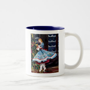 Caneca De Café Em Dois Tons Clara e seu Nutcracker