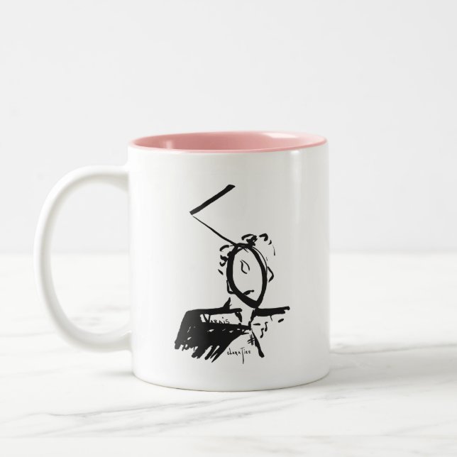Caneca De Café Em Dois Tons Clara Tice - Dada Mug (Esquerda)