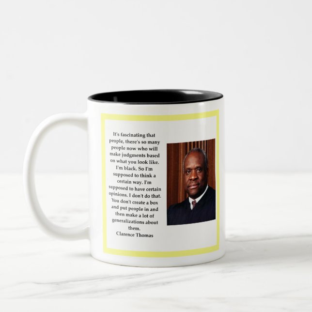 Caneca De Café Em Dois Tons Clarence Thomas (Esquerda)