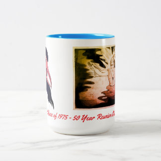 Caneca De Café Em Dois Tons Classe Antonian de 75 a 50 anos Reunião outubro de