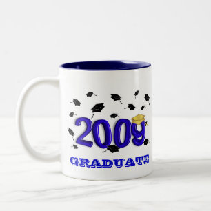 Caneca De Café Em Dois Tons Classe da celebração 2009 da graduação