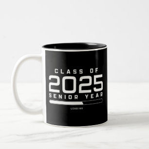 Caneca De Café Em Dois Tons Classe de Mais velho Ano de Carregamento de 2025 M