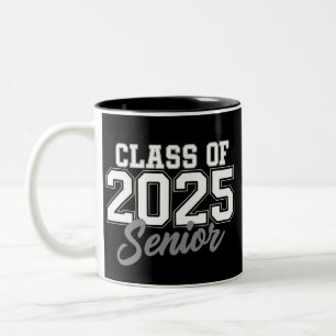 Caneca De Café Em Dois Tons Classe De Mais velho De 2025 De Volta À Escola 202