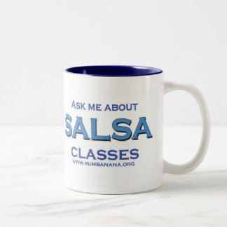 Caneca De Café Em Dois Tons CLASSES da salsa