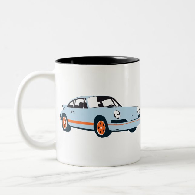 Caneca De Café Em Dois Tons Classic 911 Racing Livery (Esquerda)