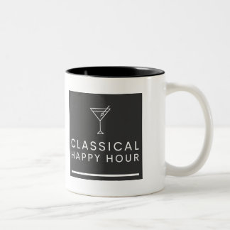 Caneca De Café Em Dois Tons Clássica Coffee Hour Mug