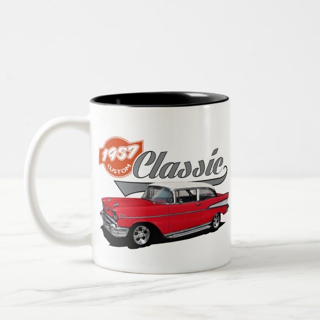 Caneca De Café Em Dois Tons Clássico 1957 (Esquerda)