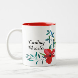 Caneca De Café Em Dois Tons Clássico Floral Gorgeous Coffee Mug
