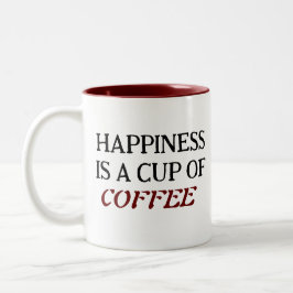 Caneca De Café Em Dois Tons Clássico - Mug De Café De Duas Toneladas