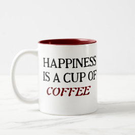 Caneca De Café Em Dois Tons Clássico - Mug De Café De Duas Toneladas