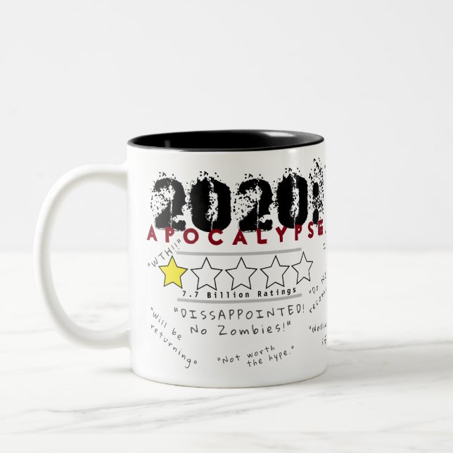 Caneca De Café Em Dois Tons Classificação 2020: 1 estrela (Esquerda)