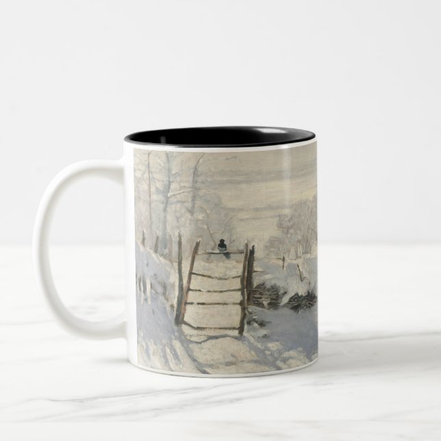Caneca De Café Em Dois Tons Claude Monet - A Mídia (Esquerda)